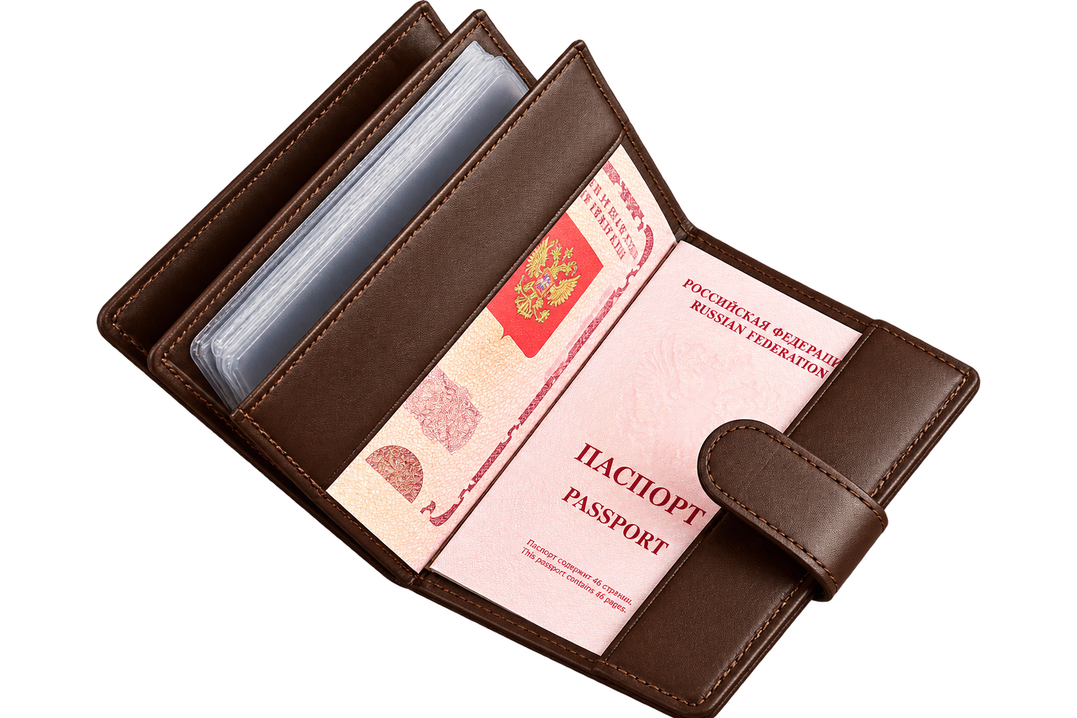 Отделение для паспорта в портмоне Passport